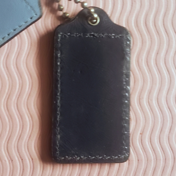 Coach Y2K Hang Tags Teddy Bear - BLUE  - RARE - Set of 2 - Picture 5 of 10